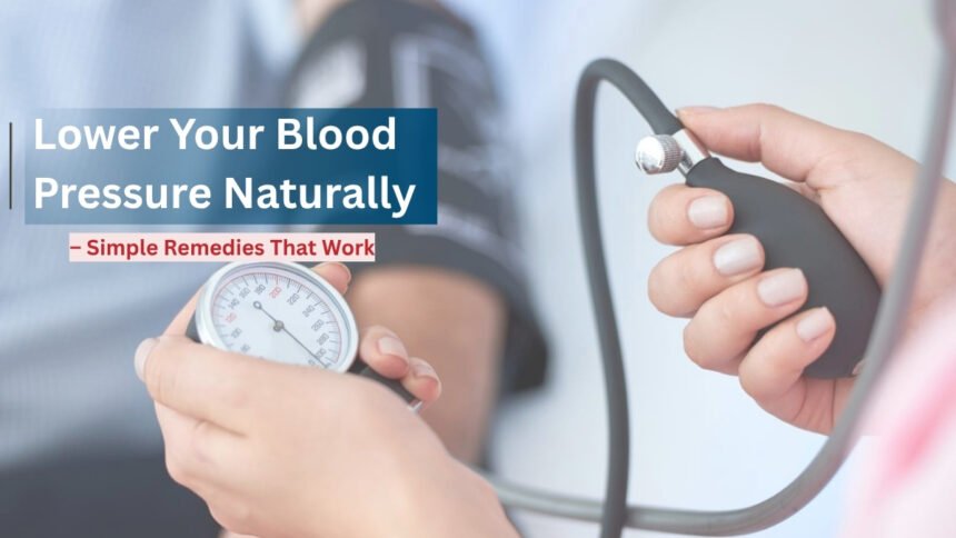 Lower High Blood Pressure