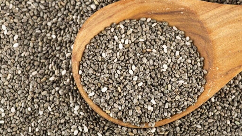 Chia seeds.(चिया के बीज)